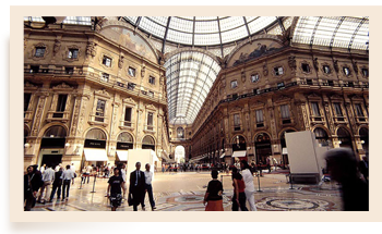 The famous Gallery of Milan